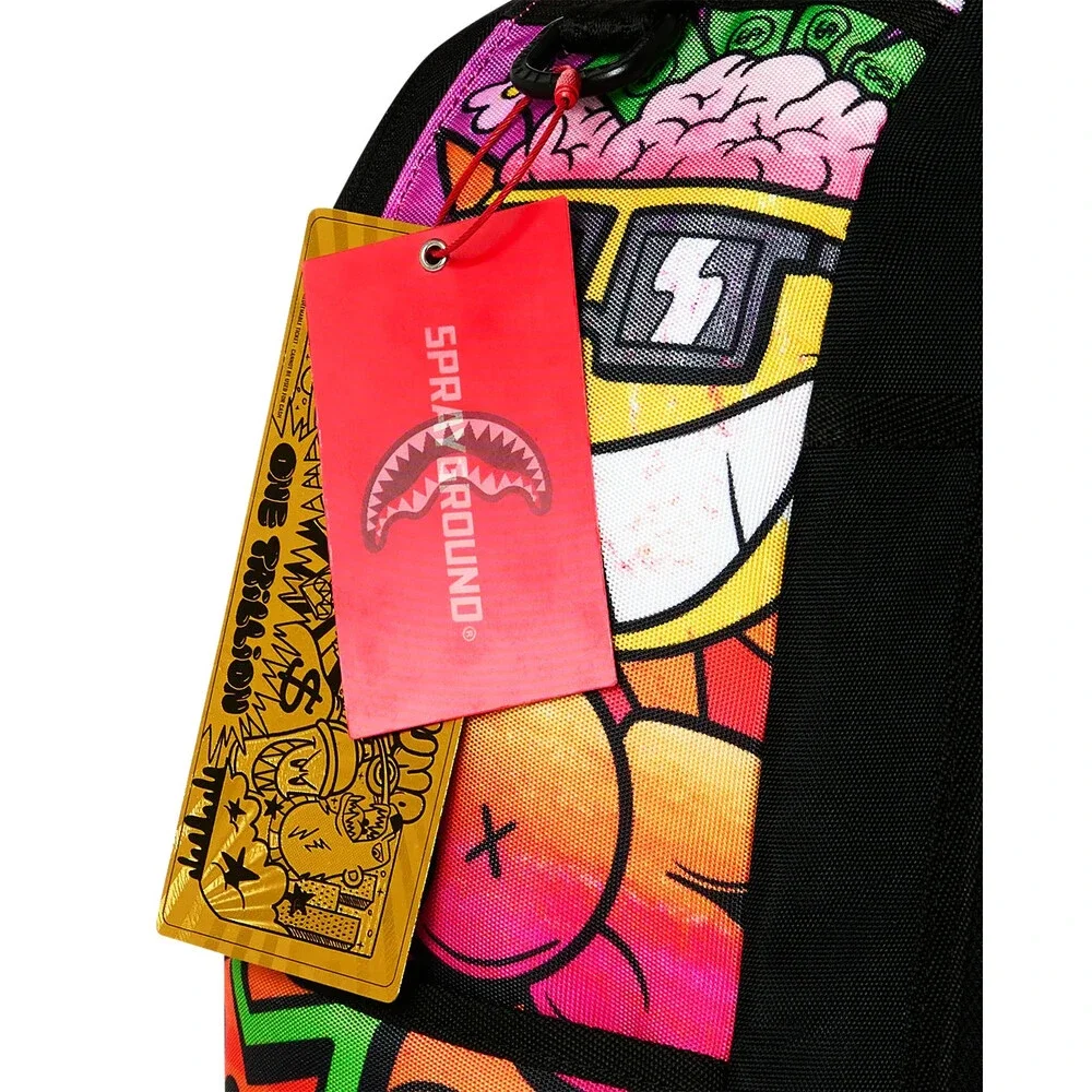 Sprayground Timewave Backpack Unisex Multi Laptop Sleeve Top Handle Bag GBS235